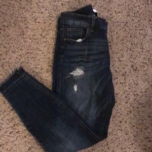 Eunina kitty low rise skinny crop jeans